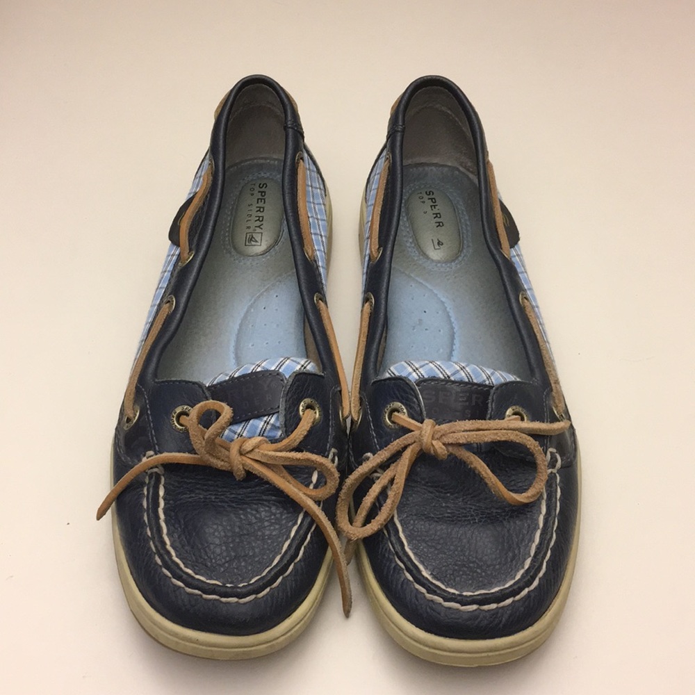 Sperry Top-sider Anglefish Plaid Shoe (size 8)